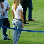 Ines Sainz's outfit Saturday.